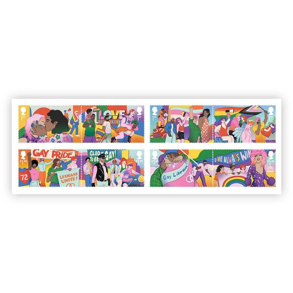 Royal Mail 2022 Pride Celebration Stamps